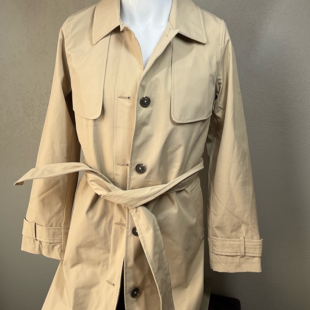 Time and Tru Beige Trench Coat